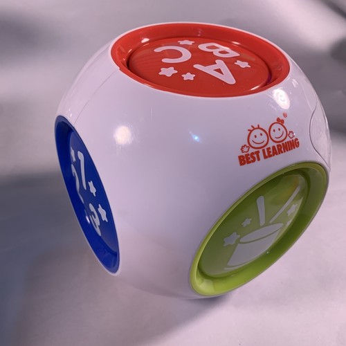 Lot Of 3 Baby Toys - Learning Cube, Lovey Baby Blanket Lamb And Owl Be Back