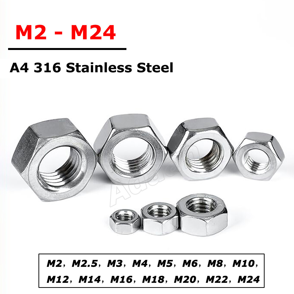 M3 M4 M5 M6 M8 M10 M12 M14 M16 A2-70 Filettatura Metrica In Acciaio Inossidabile - Foto 11
