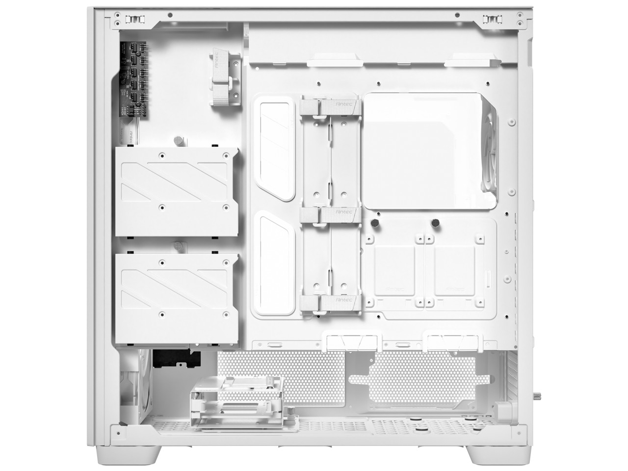 Antec Flux Pro White в комплекте 6 ШИМ-вентиляторов передняя панель с высоким потоком воздуха из березы