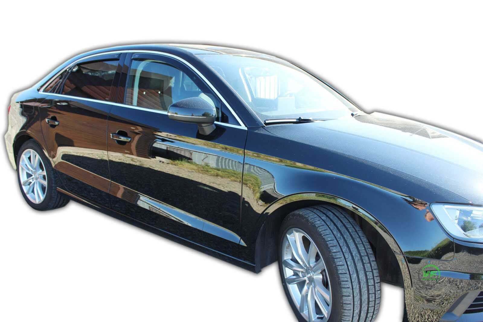 HEKO TINTED WIND DEFLECTORS for AUDI A3 8V Limousine Saloon 20122020