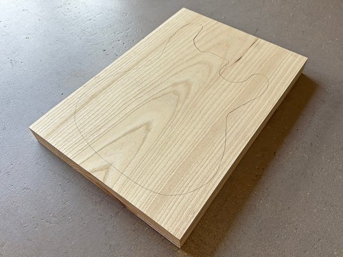 Cuerpo de guitarra eléctrica American Swamp Ash en blanco #525 - 1 pieza - primer grado - Imagen 6 de 6