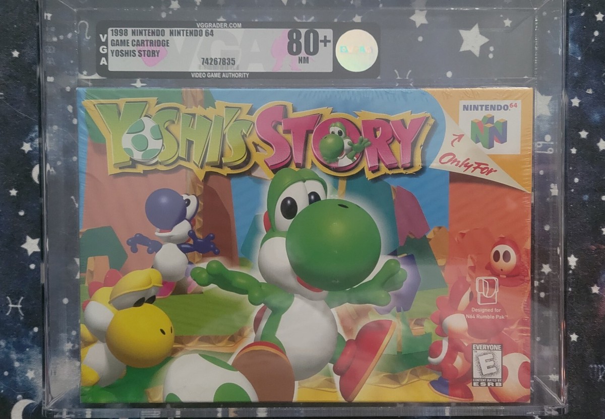 Yoshi's Story (Nintendo 64, 1998) Sealed VGA 80+ Sealed N64 Not WATA Or CGC