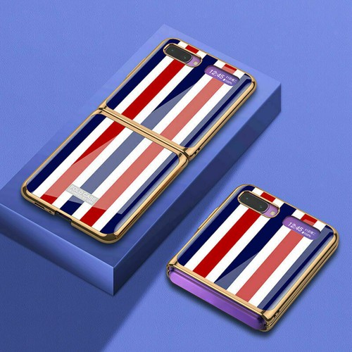 Glass Protective Back Cover Anti-fall Case for Samsung Galaxy Z flip/F7000/F7070 - Zdjęcie 13 z 36
