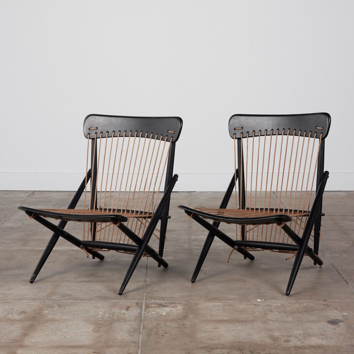 Pair of Maruni Rope Lounge Chairs, Japan 1950s | eBay Pair of Maruni Rope Lounge Chairs, Japan 1950s | eBay