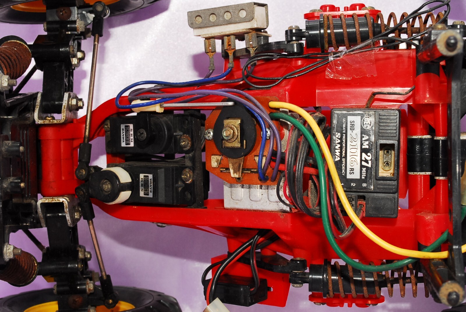 Vintage Tamiya 1/10 RC BLACKFOO Ford 2WD Off Road Pick Up Truck Monster