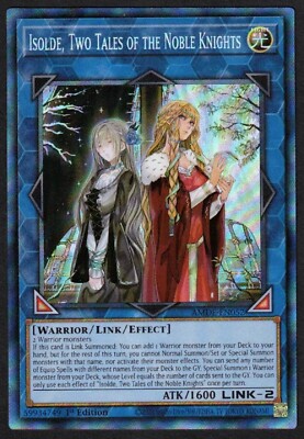 Yugioh Isolde, Two Tales Of The Noble Knights AMDE-EN052 Collector's Rare - NM
