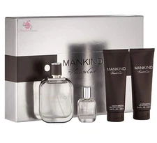 Mankind by Kenneth Cole 4 Pc Set 3.4oz EDT+1.0oz EDT Spray+3.4oz ASB+3.4oz HBW