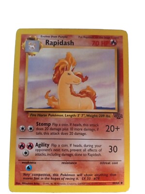 1995 Rapidash 44/64 Pokmon Card | eBay