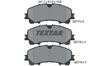 Textar 2211701 Bremsbelagsatz,Scheibenbremse FüR Infiniti,Infiniti ( Dfac