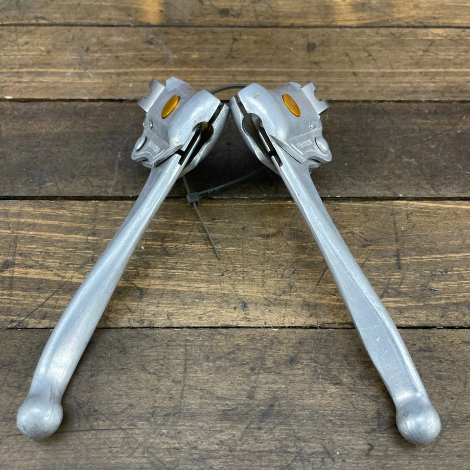 Palancas de freno Old School BMX Dia Compe 1981 81 Cruiser Muscle Gold Dot OG años 80 Foto 3 de 4