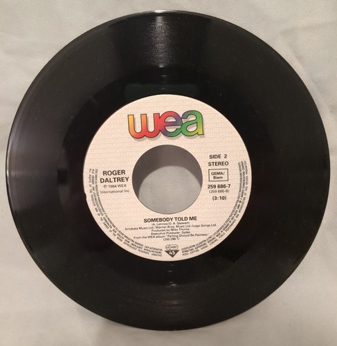 ROGER DALTREY - Walking In My Sleep GERMAN 45 RPM 7" Pic Sleeve THE WHO - Picture 6 of 6