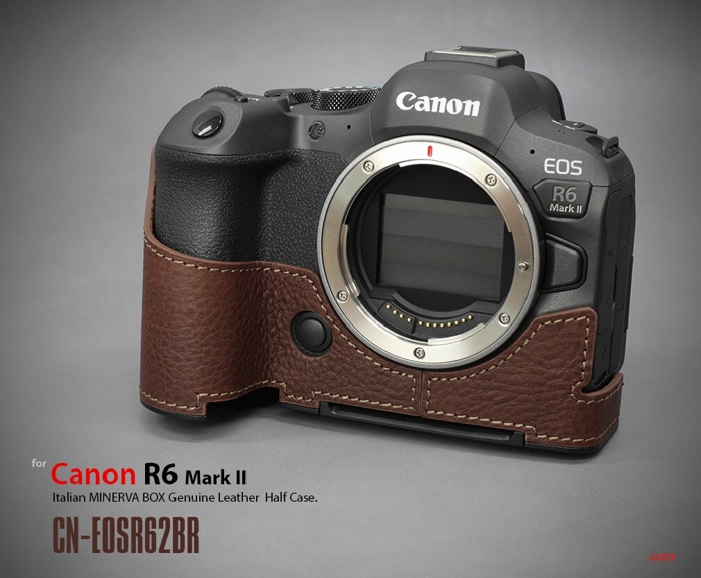 LIM'S Genuine Leather Camera Half Case & Dovetail Plate For Canon