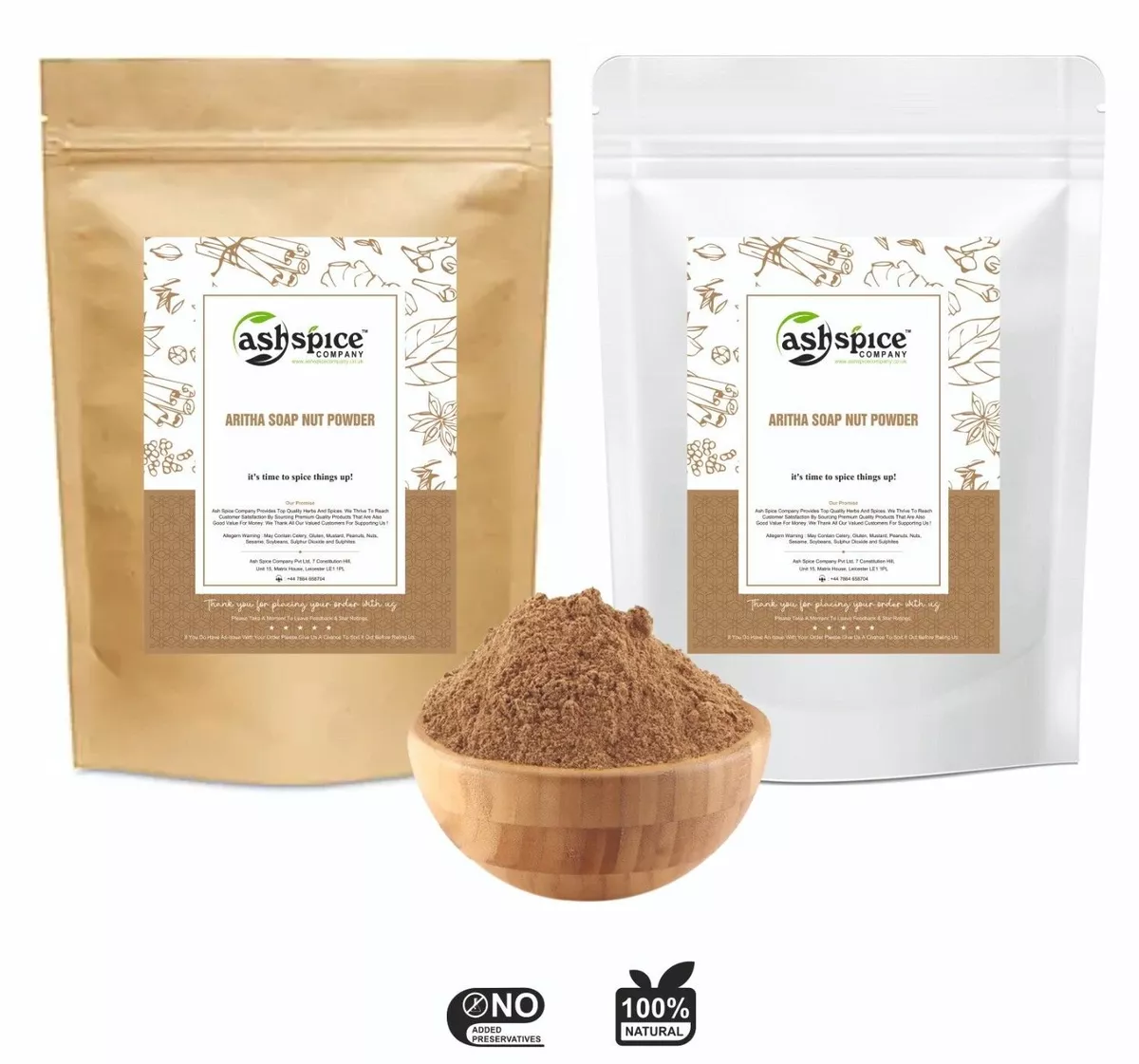 Aritha Soap Nut POWDER Natural Substitute of Shampoo Premium Quality 50g 450g