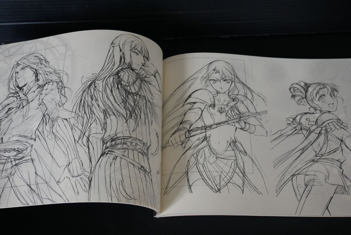 Toyota Saori - Densetsu no Yuusha no Densetsu - Art Book - Doujinshi - 2 -  Rough Den (Brush Combo)