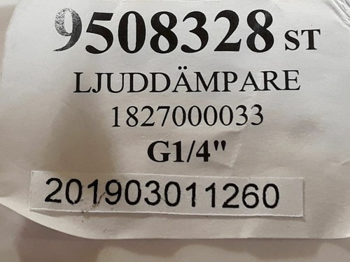 Silenciador 1827000033 Bosch G1/4 - Imagen 2 de 3