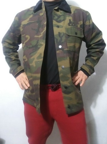 Drill Chore Jacket Camo \u0026 Maroon Jacket 