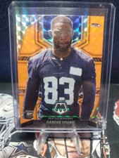 Dareke Young 2022 Mosaic Orange Reactive RC #349 Seattle Seahawks 🌟 🌟 