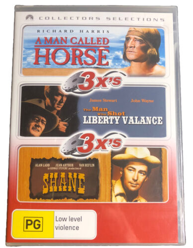 Man Called Horse, Man Who Shot Liberty Valance, Shane | DVD Boxset | New Sealed - Picture 1 of 2