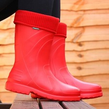 Wellies Wellingtons Rain Boots Thermal -30 C Lightweight EVA Red Green Blue Luna