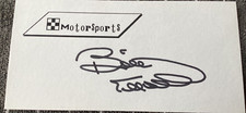 BILL ELLIOTT Personally Autographed Signed NASCAR Card RACING FreeShip