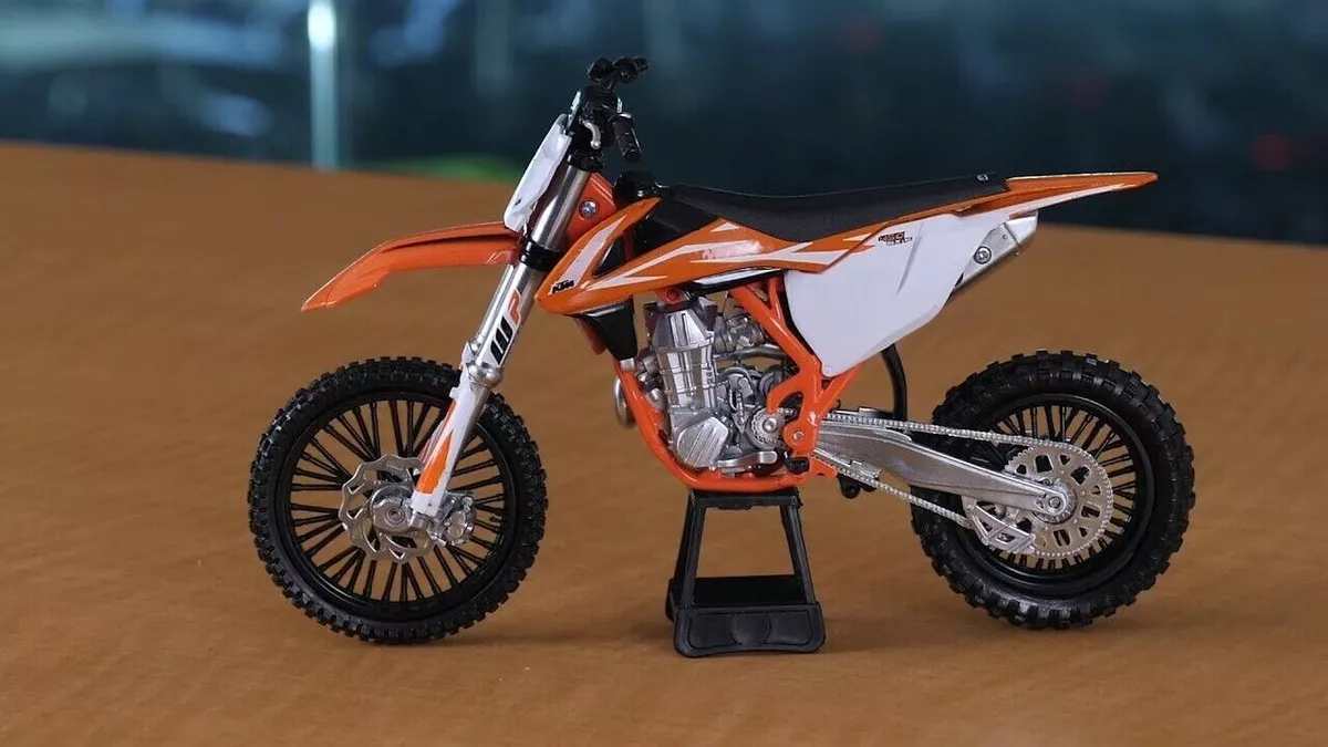 Nuovo Ray KTM Sxf 450 1:10 Modellino Motocross MX Giocattolo Bambini Modello