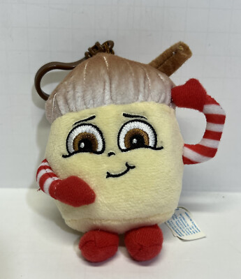 RARE Whiffer Sniffers  Ed Nog  Egg Nog Christmas Drink Plush Clip