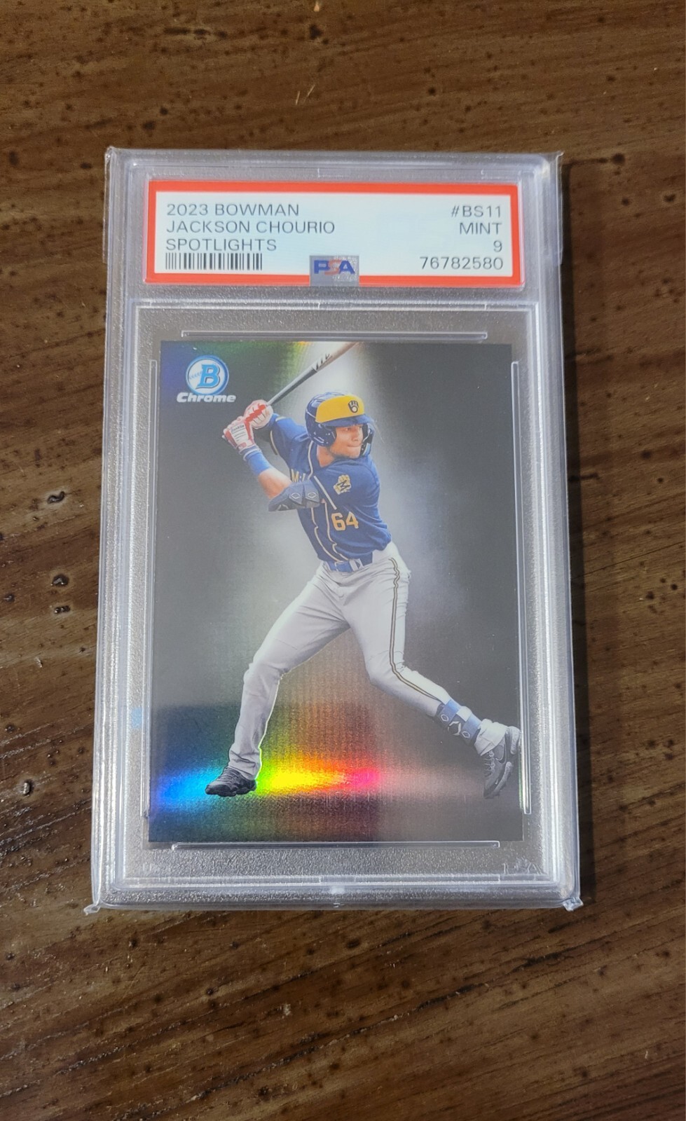 2023 Bowman Spotlights Jackson Chourio PSA 9