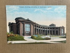 Postcard Seattle WA University of Washington Forestry Building Vintage PC