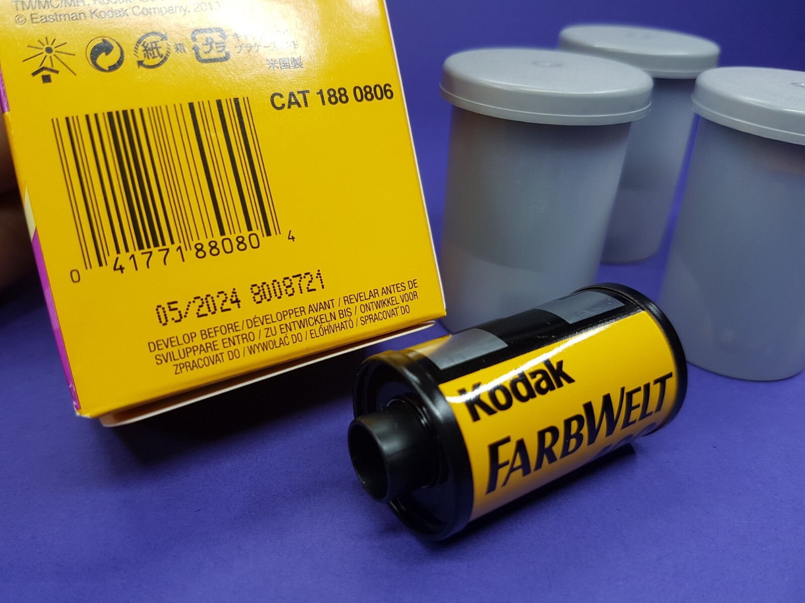 BRANDNEW 3x Kodak GOLD 200 35mm Film Roll (best before 2025) 36