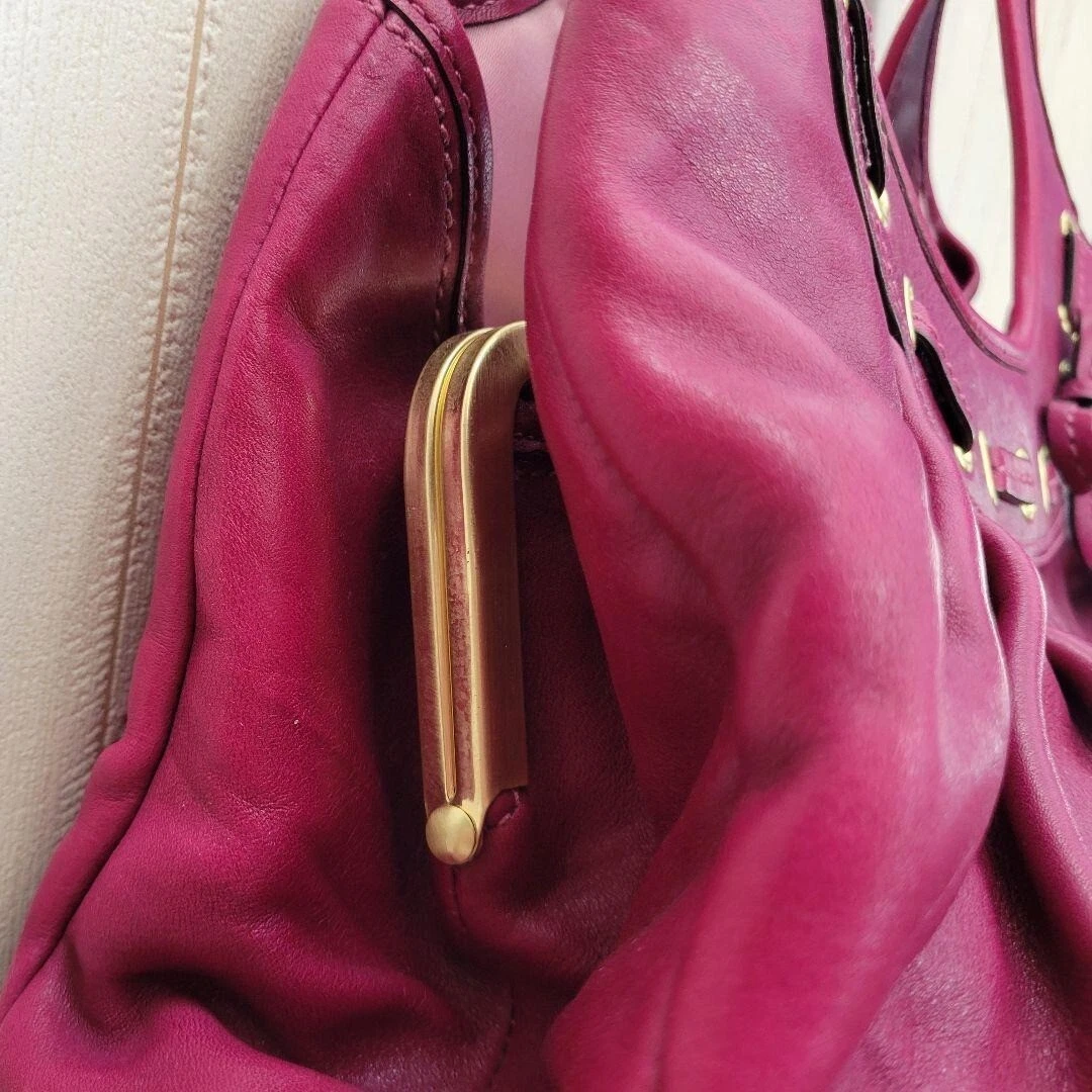 Borsa Coach vintage a mano in pelle rosa archivio Y2K