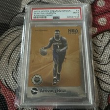 2019 Hoops Premium Stock Zion Williamson Arriving Now #2 Psa 9