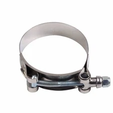 1PC 35mm-40mm 301 Stainless Steel T-Bolt Clamp For ID:1-1/8"28mm Silicone Hose
