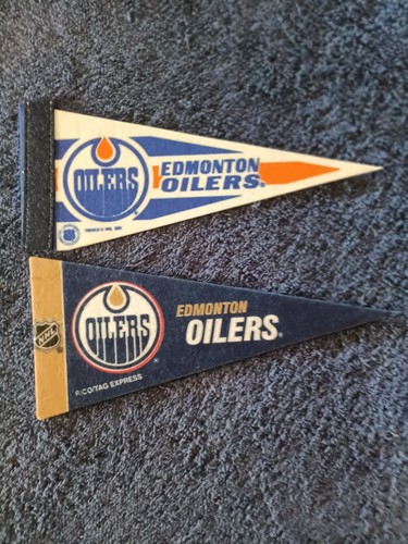 Edmonton Oilers 9" mini pennant lot