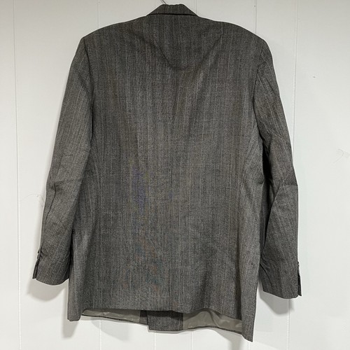 Christian Dior Blazer Mens 42 Gray Double Breasted Lined Sports Jacket - Bild 2 von 13