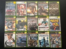 15 Original XBOX Games Counter Strike Tomb Raider Robotech Blinx 2 Pac Man MORE