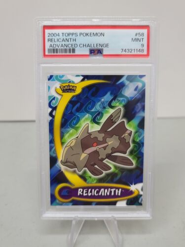 2004 Topps Pokemon Advanced Challenge Relicanth 58 Graded PSA 9 Nintendo - Picture 1 of 6