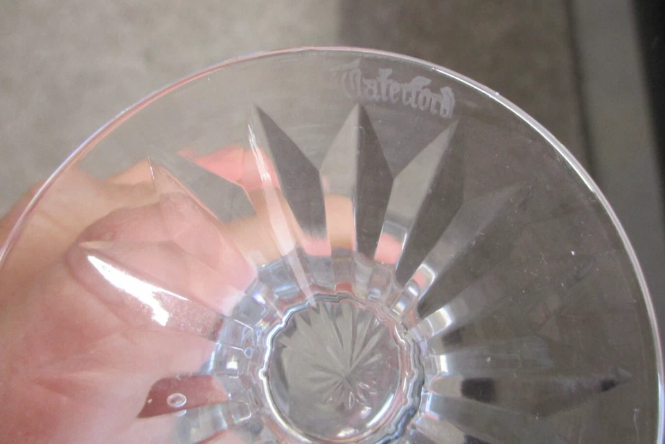 PAIR WATERFORD KENMARE CLARET WINE GLASSES ~ 6"  EXCELLENT CONDITION - Image 4 of 4