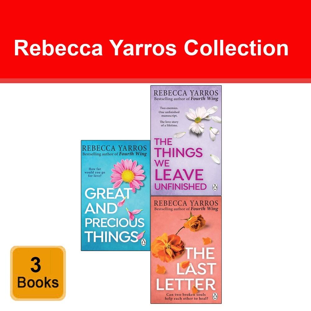 Rebecca Yarros Collection 3 Books Set Great and Precious Things, The Last Letter