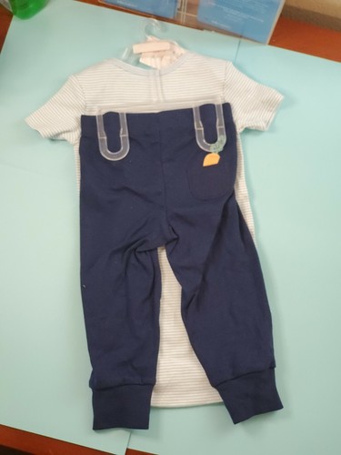 Carter's Baby Boys 2pc Hip Hop Hooray Bodysuit Set -Just One You 6 And 12 Months - Picture 3 of 5