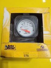 Auto Meter 5791 Phantom Voltmeter Volt Meter Gauge 2 116 8 - 18 Volts 52mm