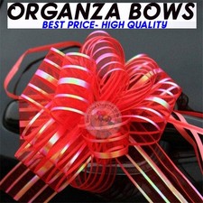 WHOLESALE LARGE 50mm PREMIUM GIFT PULL BOW CHRISTMAS WEDDING CAR FLOWER HAMPER