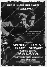 6455-031 ad slick Spencer Tracy, James Stewart film Malaya 6455-031 6455-031