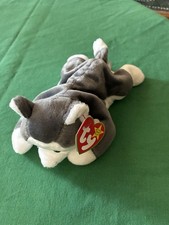 Nanook Retired 1996 Ty Beanie Babie 8in Husky Dog With Both Tags