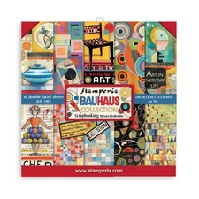 Stamperia Double-Sided Paper Pad 8"X8" 10/Pkg-Bauhaus, 10 Designs/1 Each