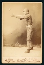 1886-87 Old Judge N172/N173 Proof Jake Wells - St. Louis Browns - Heyn of Omaha