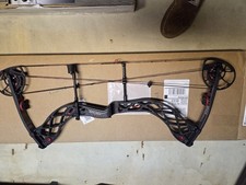 Bowtech Carbon Knight Compound Bow 70lbs 29in Carbon Fiber Black Red