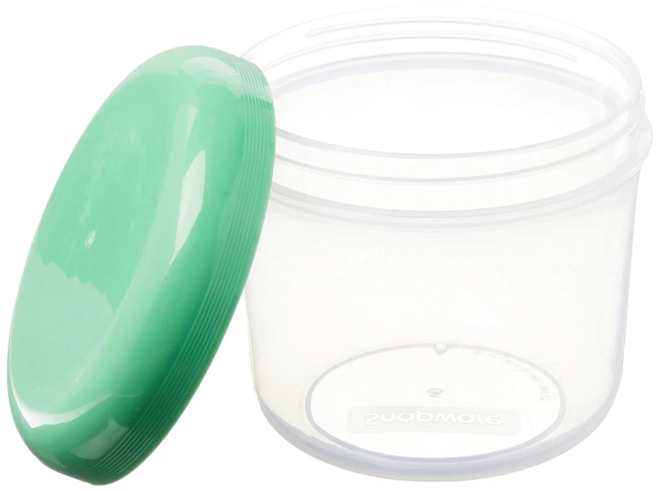 Mini kit de plástico para preparación de comidas de 16 piezas con tapas, 16 oz, 8 oz, 4 oz y 2 oz redondo... Foto 4 de 4