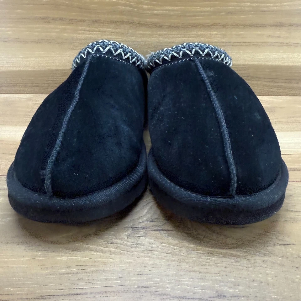 Zapatillas de gamuza negras UGG Tasman jóvenes grandes niños 7 Foto 3 de 4