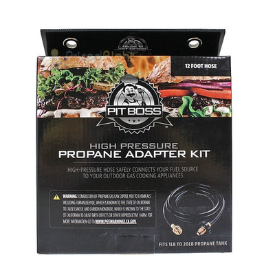 #ad Pit Boss Propane Adapter Kit From A 1 lb to A 20 lb Tank 12 Foot Hose 40751 $40.95
