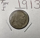 1913 Type 1 5c Buffalo Nickel Coin VF Very Fine Circulated SKU#A